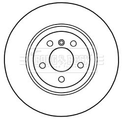 BORG & BECK Тормозной диск BBD6041S